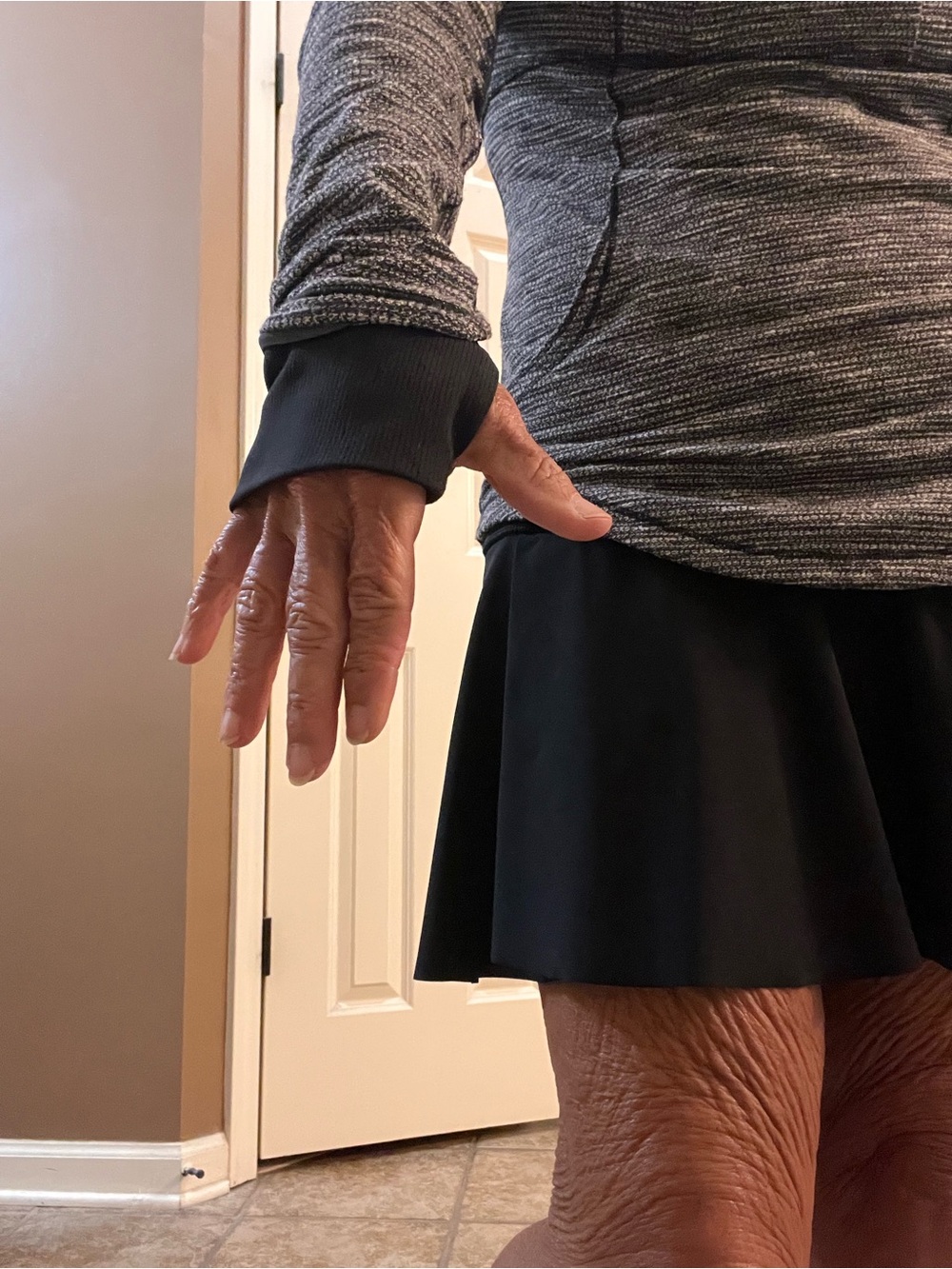 Lululemon athletica Gray and Black Tech-Trim Utility Pullover - Picture 8 of 11